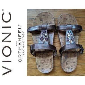 Vionic orthaheel viviana sandals jeweled